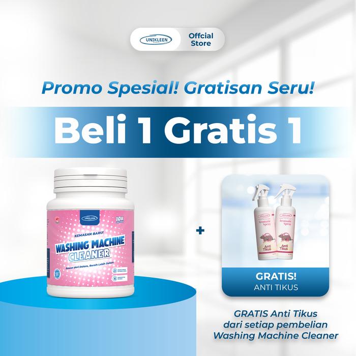 Gambar Unikleen Cleaner Pembersih Mesin Cuci untuk Semua Jenis Mesin Cuci dengan Gratis Anti Tikus Spray Cleaning dari unikleen.id undefined Tokopedia
