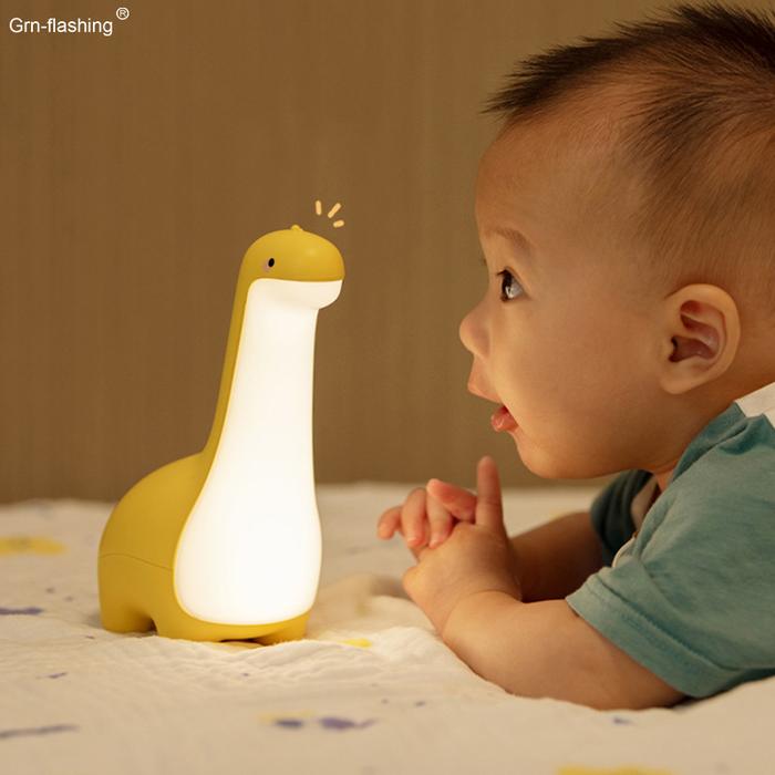 Gambar Long Neck Brontosaurus Dinosaur Night Light USB Recharge LED Table dari donitatasa undefined Tokopedia