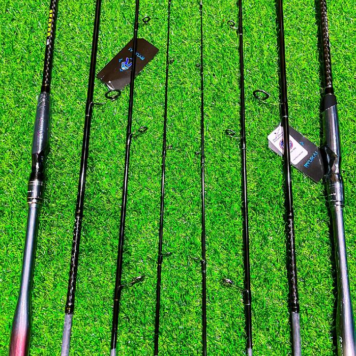 Gambar Joran Pancing Traveling Sambung 4 Ryukai Quadra, Full Fuji, 198cm & 210cm, 8-17lbs - 198cm, 8-17lbs, kuning dari solo pancing krian undefined Tokopedia
