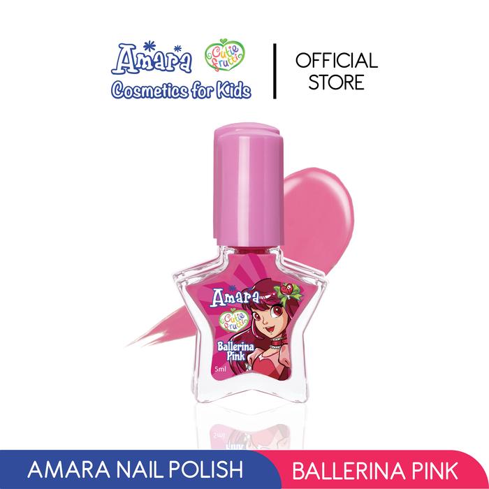 Gambar Amara Nail Polish - Kutek Anak BPOM - Kuten Peel Off Cat Kuku - Ballerina Pink dari Purbasari Indonesia undefined Tokopedia