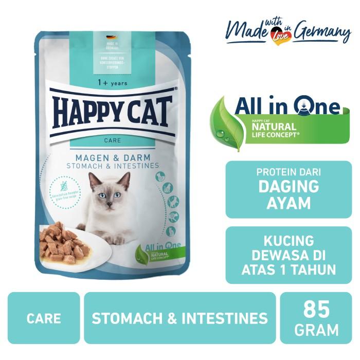 Gambar Happy Cat Makanan Kucing Basah Sensitive Stomach & Intestines | Pouch dari Happy Dog Happy Cat Indonesia undefined Tokopedia