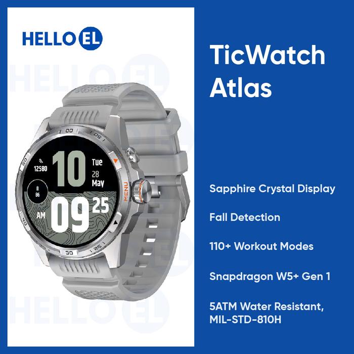 Android Wear Os Smartwatch Android Ticwatch Jual Ticwatch Atlas - Main Image