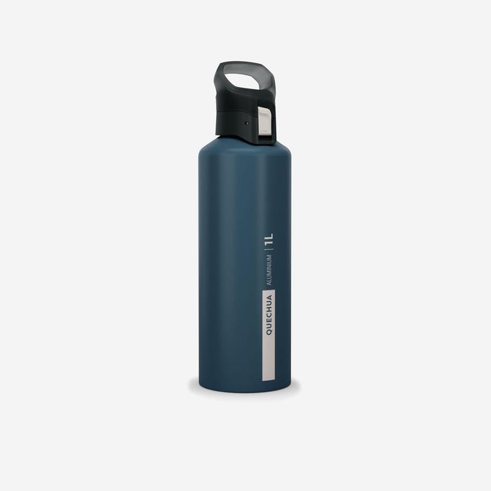 Gambar Decathlon Quechua Botol Minum Hiking Aluminium Quick-Open Mh500 1 Liter - Biru - 8612536 dari decathlon indonesia undefined Tokopedia