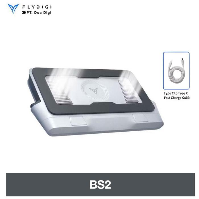 Gambar Flydigi Supercharged Laptop Cooling Fan BS2 - Innovative Closed Turbo Cooling | Temperature Control Pendingin - FL-02. BS2 dari Flydigi Official Store undefined Tokopedia