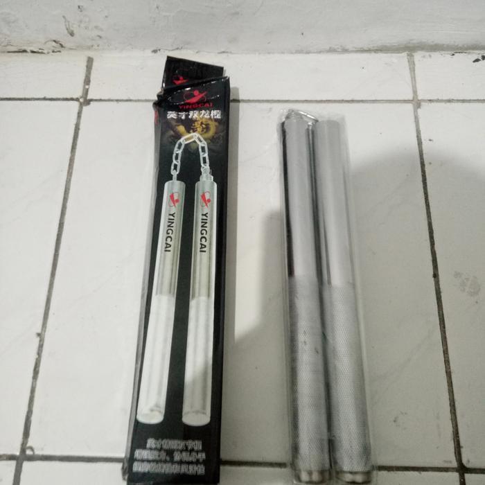 Gambar Double stick / nunchaku /  ruyung bahan besi model sambung YANGCAI dari idssport undefined Tokopedia