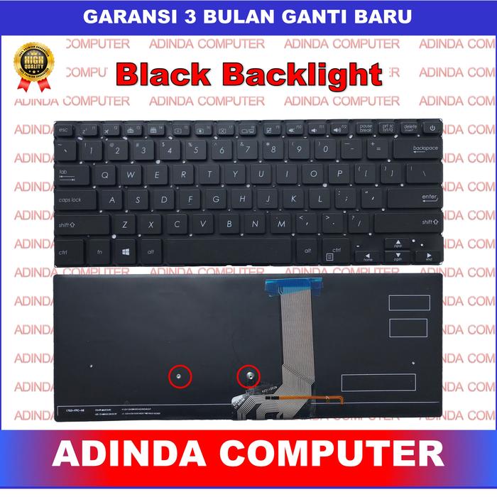 Gambar Keyboard Asus X411 A411 X411U X411Q X411M X411N - Black Backlight dari Adinda Computer undefined Tokopedia
