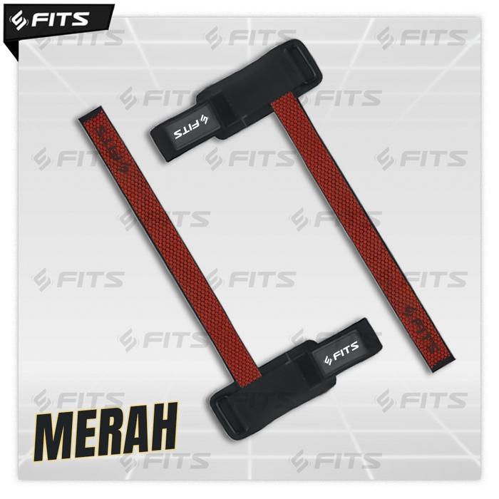 Gambar SFIDN FITS Strap Hook Set Wrist Wrap Strap Lifting Gym Olahraga - Merah dari SFIDN FITS Shop undefined Tokopedia