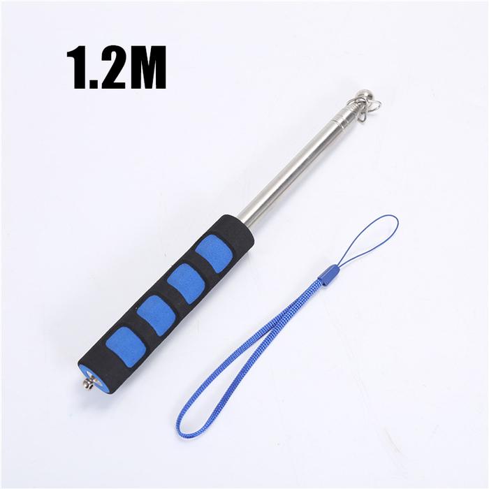 Gambar 2m Tongkat Tiang Bendera Teleskopik / Tour Leader Teleskopik Penunjuk Memanjang / Portable Tongkat Bendera Lipat - 1.2m-biru dari MITOS- undefined Tokopedia