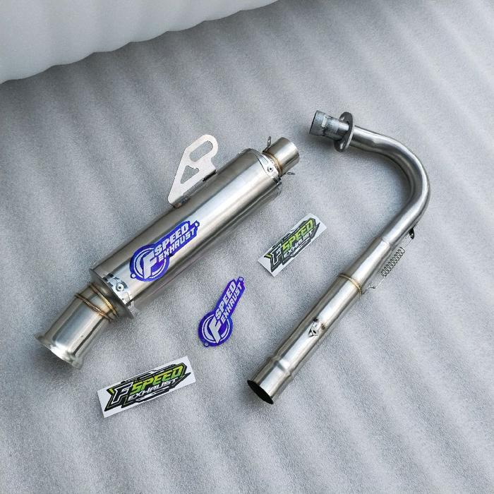 Gambar Knalpot Salemba Mio Sporty Mio Smile Mio M3 Mio J Ori F SPEED EXHAUST (Sarteng - Sarfull - Sarbor) Pnp tinggal pasang - Paket Sarfull, Mio J dari F SPEED RACING undefined Tokopedia