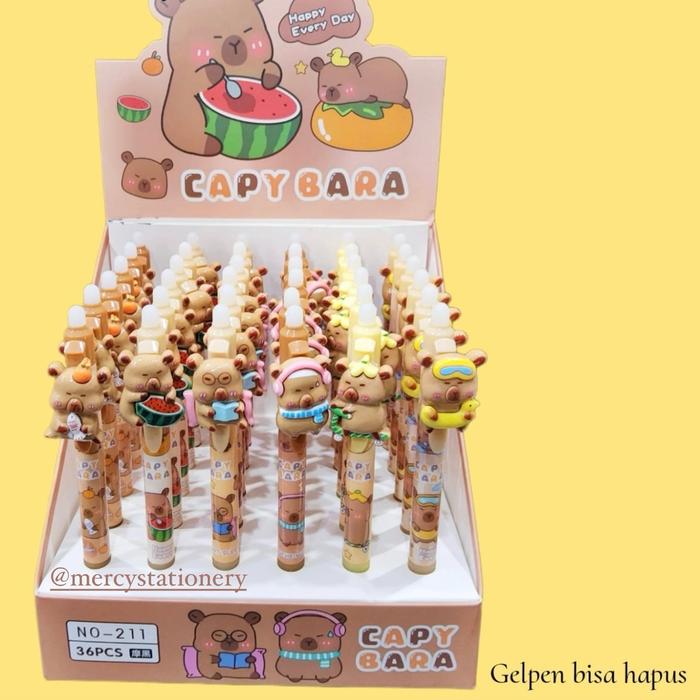 Gambar Pena CAPYBARA Lotso Sanrio Bisa Dihapus Gelpen Cute Pen Kuromi - Capybara Pen dari Mercy Stationery undefined Tokopedia