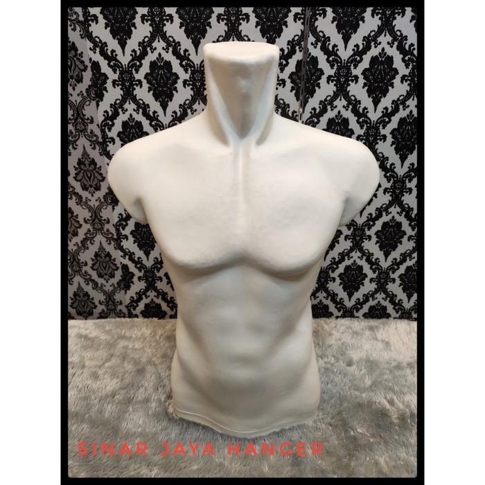 Gambar Manekin body cowo butek display baju cowok dari sinar jaya hanger undefined Tokopedia
