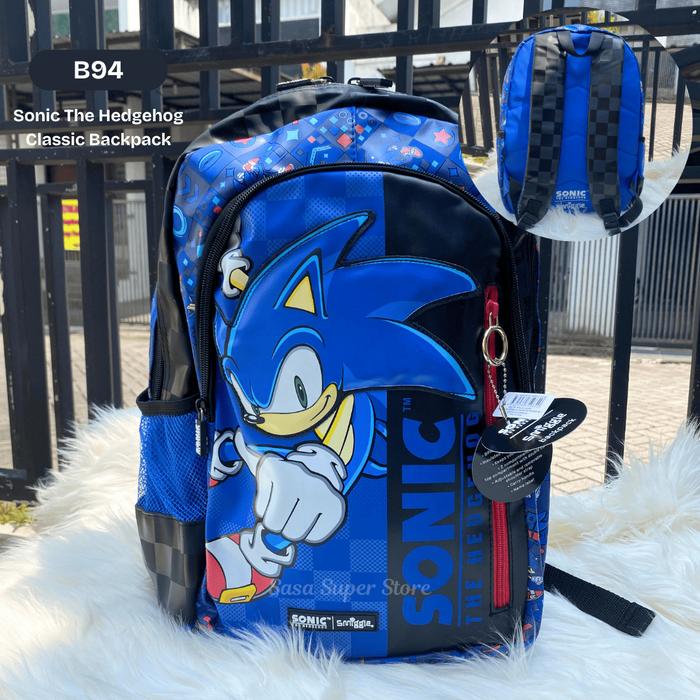 Gambar SASA BEBE | SMIGGLE SERIES BOY SONIC THE HEDGEHOG TROLLEY BACKPACK WITH LIGHT UP WHEELS RANSEL TAS ANAK SEKOLAH TK SD SMP LUNCH BAG SB148 - B94-Sonic Classic dari Sasa Super Store undefined Tokopedia