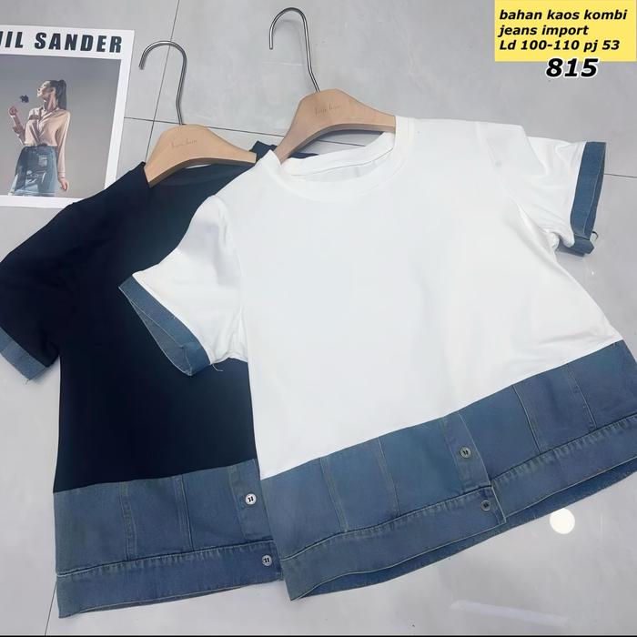 Gambar Blouse Atasan wanita / Atasan Kekinian Terbaru / Baju Atasan Import jeans Import / Baju Ootd Jeans Import / Blouse Import Lengan Panjang Terbaru / Blouse Import wanita / Atasan / Atasan Ootd Import Wanita Korean - WHITE dari YDFashionshop undefined Tokopedia