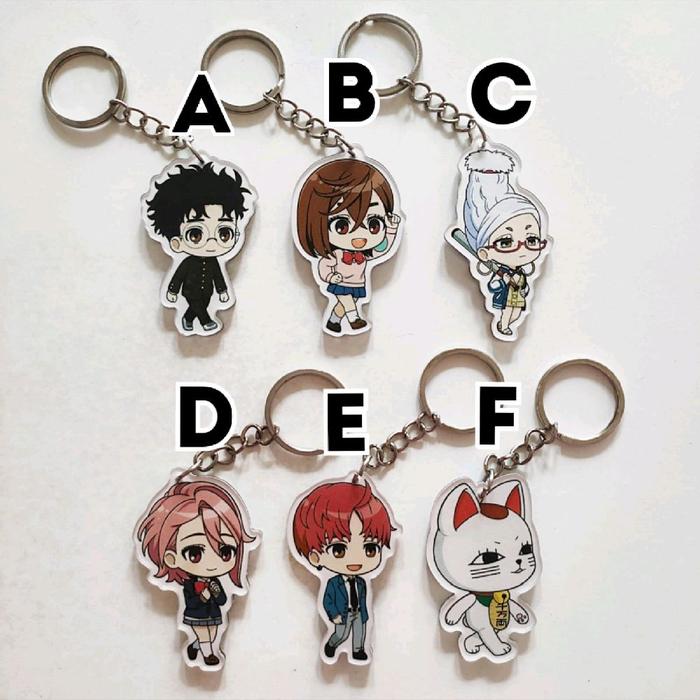 Gambar Keychain Anime Dandadan 1 Okarun Momo Aira Jiji Turbo Granny Gantungan Kunci Akrilik Ganci Merchandise - B (Momo) dari A-Sticker undefined Tokopedia