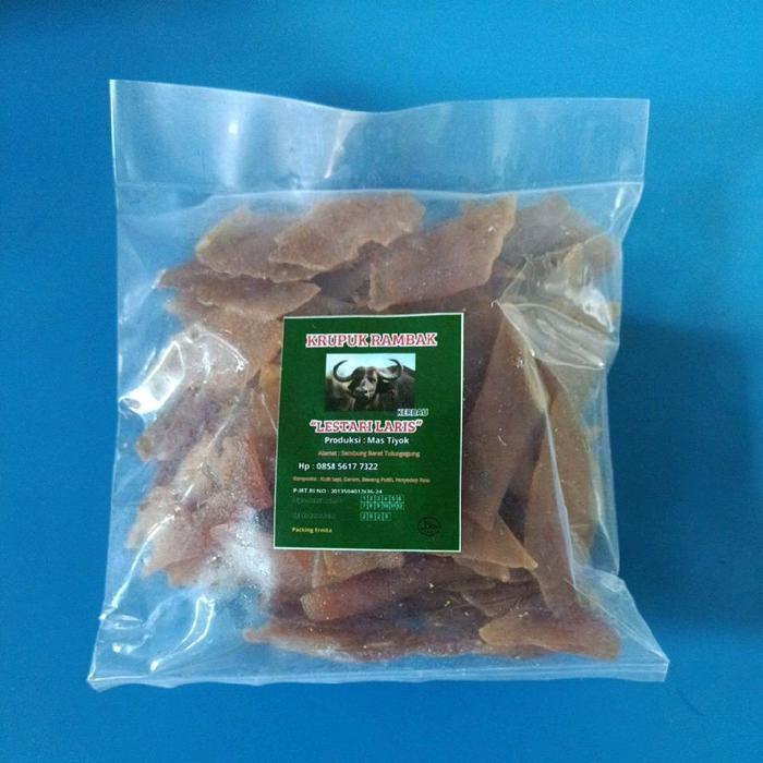 Gambar Rambak KERBAU super asli tulungagung kemasan 250gram dari TinaOkDech undefined Tokopedia