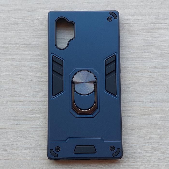 Gambar Retro Case Samsung Note 10 PLUS / casing armor back hard ring kickstand - Biru dari Sensen Olshop_NEW undefined Tokopedia