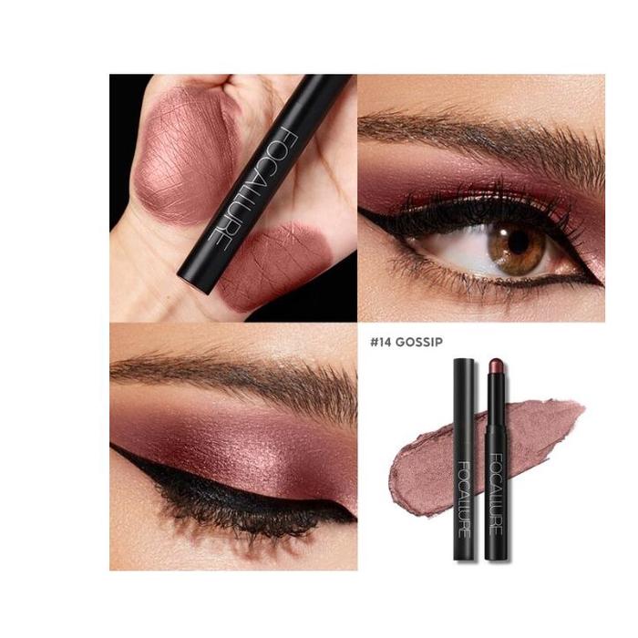 Gambar (READY & ORI) FOCALLURE Shimmer Glitter Eyeshadow stick Eye Shadow Pen Pencil Crayon FA38 (14,15,16,18,19,20,21) - 14. GOSSIP dari Charme store_NEW undefined Tokopedia