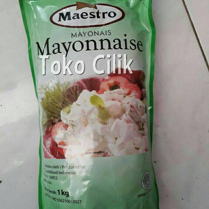 Gambar dressing+sauce+saos+mayonnaise+original+kemasan+1 kg+refill+pouch+maestro+kewpie+filling+oles+risoles+roti+pizza+gorengan+snack+takoyaki+sushi+gorengan+nasi jepang+korean+food - MAESTRO MAYO ORI dari TBK Cilik undefined Tokopedia