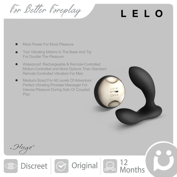 Gambar Promoo Lelo Hugo, Remote Control Prostate Massager (Stimulasi Untuk Pria Dengan Getaran) - Black dari Leyhttomal undefined Tokopedia