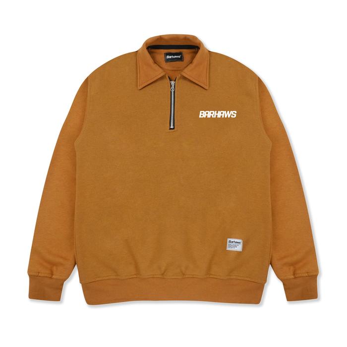 Gambar BARHAWS - Sweater Half Zipper Rugby Simple Brown - M dari Barhaws undefined 5 Tokopedia