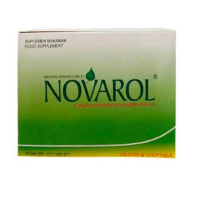 Gambar Nutrindo Novarol Botol 15 Kapsul / 30 Kapsul - Natural Vitamin E 400 IU/Vitamin E - 30 kapsul dari HIDUP SEHAT13 undefined Tokopedia
