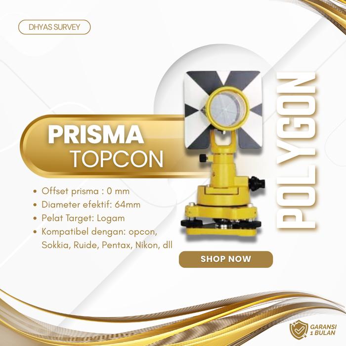 Gambar Prisma Polygon Topcon Prisma ADS Topcon Prisma Total Station Topcon GM-52 Original with tribrach + Adapter dari Dhyas Survey undefined Tokopedia