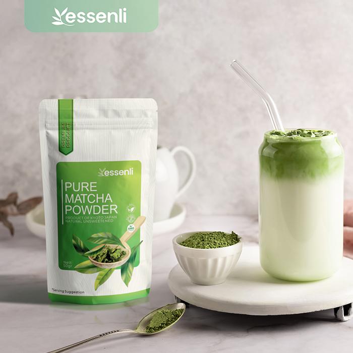 Gambar ESSENLI Pure Matcha Powder Japan / Bubuk Matcha Murni Drink - Pouch 50gr dari essenli undefined Tokopedia