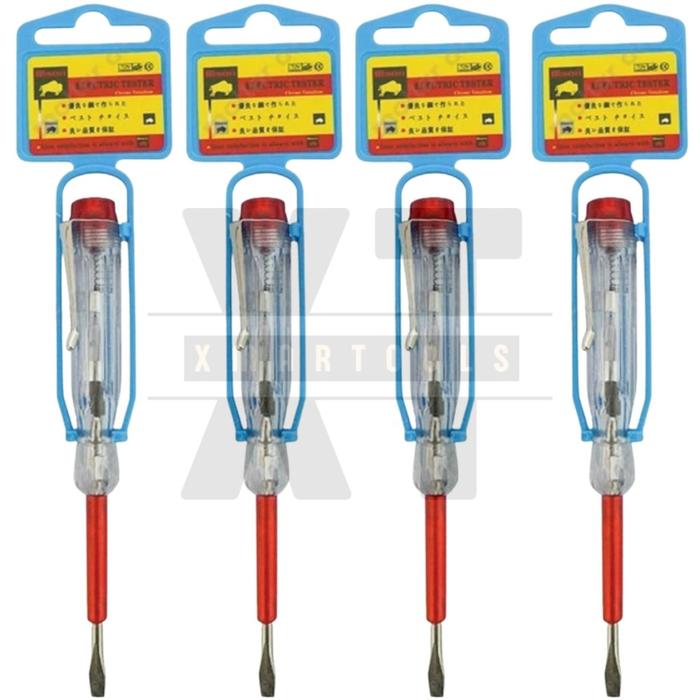 Gambar GROSIR 1BOX 24PCS Obeng Tespen BISON - Obeng Test Pen Listrik AC 5" dari Raisu Mall undefined Tokopedia