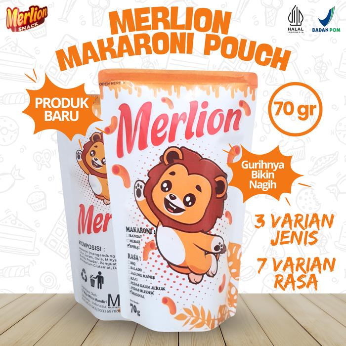 Gambar MERLION MAKARONI 70GR KEMASAN KECIL CAMILAN MURAH GURIH RENYAH PRAKTIS ADA 7 VARIAN RASA DAN 3 JENIS MAKARONI dari Merlion bakery undefined Tokopedia
