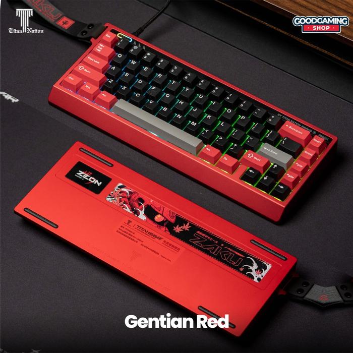 Gambar Titan Nation TITAN 68HE / TITAN68 HE PRO Magnetic Switch Keyboard RGB CNC Aluminum 8K Polling Rate VIA QMK - Gaming Keyboard - Gentian Red, HE dari GOODGAMINGSHOP undefined Tokopedia