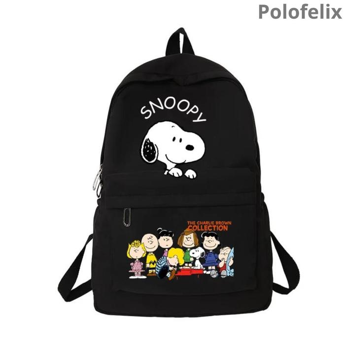 Gambar Polo Felix Ransel Sekolah Anak Perempuan Motif Snoopy Lucu - BLACK COLECTION dari Polofelix Kota Administrasi Jakarta Timur Tokopedia