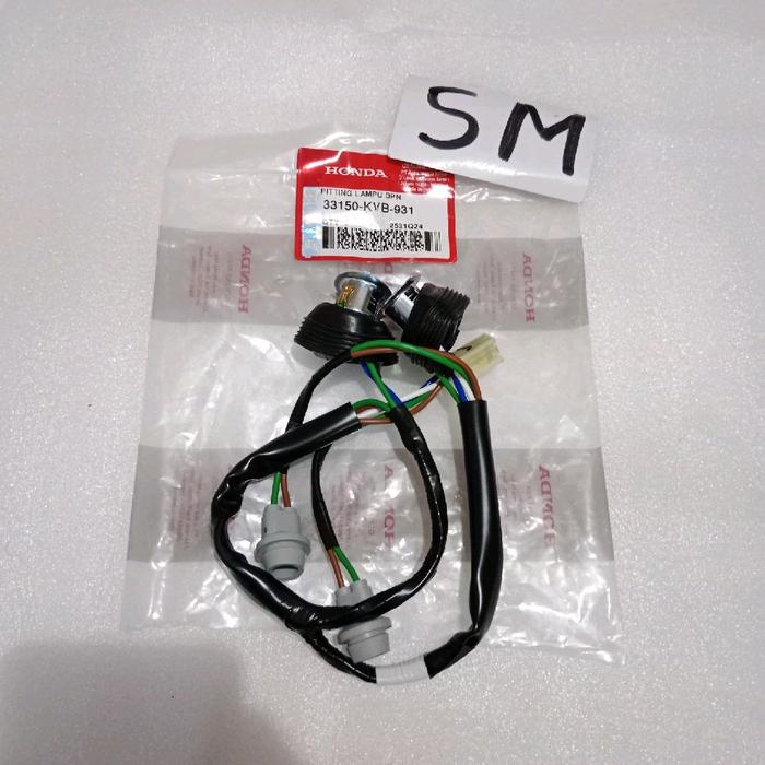 Gambar soket cop fiting lampu depan headlamp Vario 110 karbu lama 33150-KVB-931 asli original Honda HGP AHM dari sonnyjayamotor undefined Tokopedia