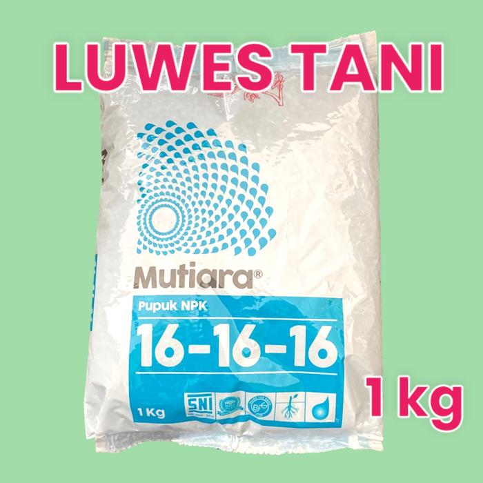 Gambar Pupuk Mutiara 16-16-16 -1kg asli kemasan pabrik meroke dari Luwes Tani Kendal undefined Tokopedia