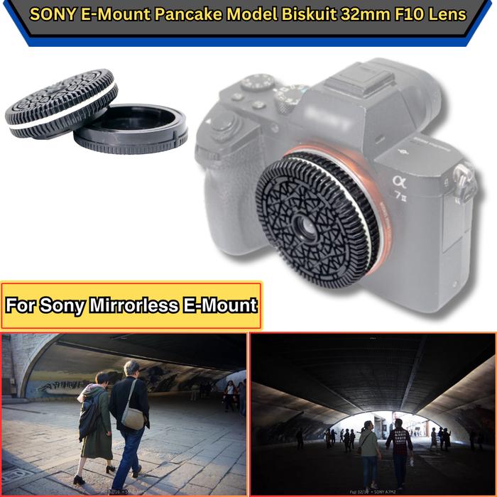 Gambar LENSA Model BISKUIT 32mm F10 For SONY E-Mount Camera Mirrorless Pancake Kamera Lens A6000 Series A7 Series A7R Series A7S Series A7C Series ZV-1 ZV-E1 ZV-E10 FX30 FX3 dari PRINSIP undefined Tokopedia