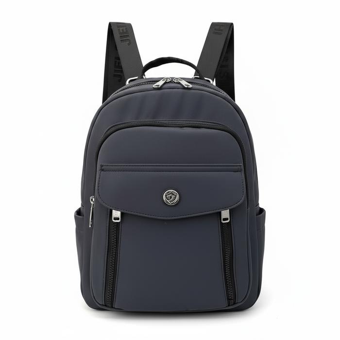 Gambar RANSEL Rossie Tas Ransel Wanita 7703 # - Backpack Fashion Bahan Parasut Premium Anti Air Cocok Dipakai Sekolah SD Hangout Bisa Untuk Remaja Dewasa Muat Laptop max 10inch Buku Tulis Buku Nota HP Dompet Panjang Dilengkapi Furing Halus Dan Berlogo - Abu dari JIELSHI COLLECTION undefined Tokopedia