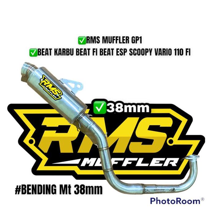 Gambar New KNALPOT BEAT KARBU BEAT FI BEAT ESP BEAT STREET SCOOPY VARIO 110 FI ORIGINAL RMS MUFFLER LEHER COBRA DIAMETER 38 Promo - Random dari beautylashes undefined Tokopedia