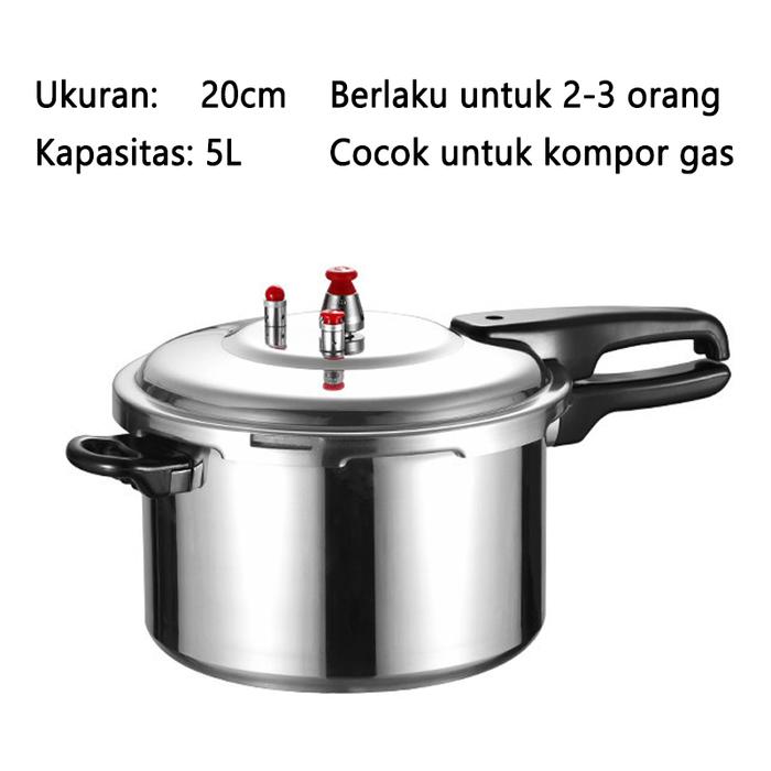 Gambar Leeye PRESTO HAPPY CALL 3L 4L 5L 7L 9L 11L WITH STEAMER PRESTO STAINLESS - 5L, bungkus gelembung dari Leeye6133 undefined Tokopedia
