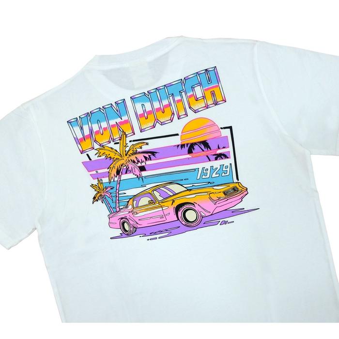 Gambar COD Von Dutch Tshirt 0864 White Kaos Pria dan Wanita T-Shirt - S dari AMEILINA DWI LESTARI undefined Tokopedia