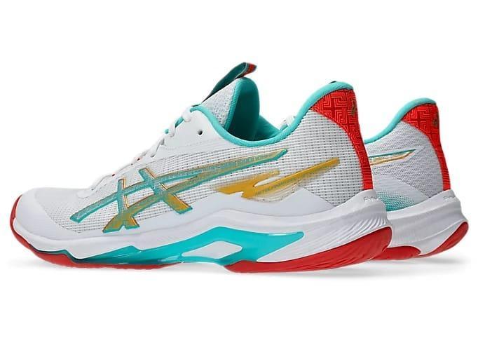 Gambar Sepatu Wanita Asics Netburner Ballistic Ff 4 White Sea Glass 1052A090.960 dari TOKINDO INDONESIA undefined Tokopedia