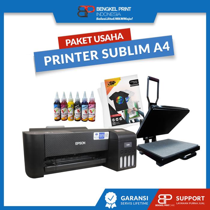Gambar PAKET USAHA MESIN RINTER SUBLIM A4 | PAKET USAHA DIGITAL - Paket Tanpa Mesin Press, Tanpa Packing Kayu dari Bengkel Print Indonesia undefined Tokopedia
