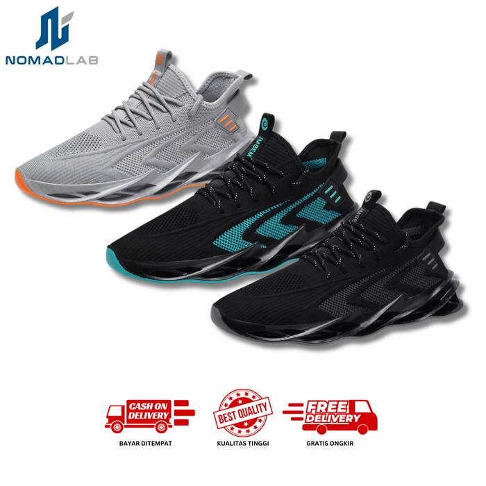 Promo Nomad Waves Sepatu Sneakers Impor Fashion Running S06 Kasual