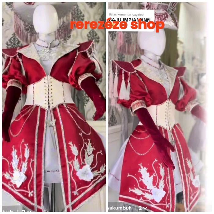 Gambar baju kostum mayoret gitapati pasukan  full set drumband premium mewah bisa request - sma, request pesanan dari Rerezeze online shop undefined Tokopedia