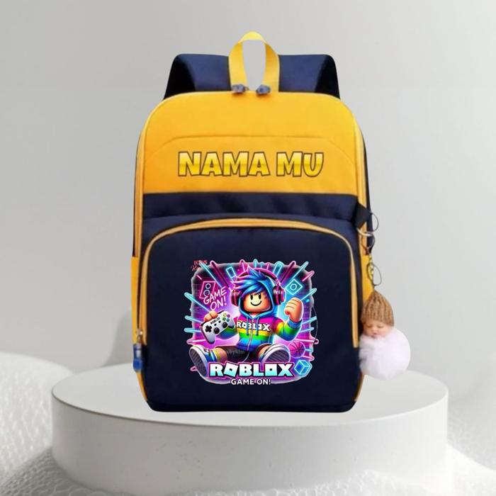 Gambar Tas Ransel Anak Laki Perempuan Untuk Ngaji Alquran Iqro Gambar Roblox Murah Tas Ransel Anak Lucu Mengaji Tas Ransel Karakter Ngaji Gambar Roblox Terlaris Murah Berkualitas TK SD SMP - RanselRoblox1, Kuning dari Rudy Collections undefined Tokopedia