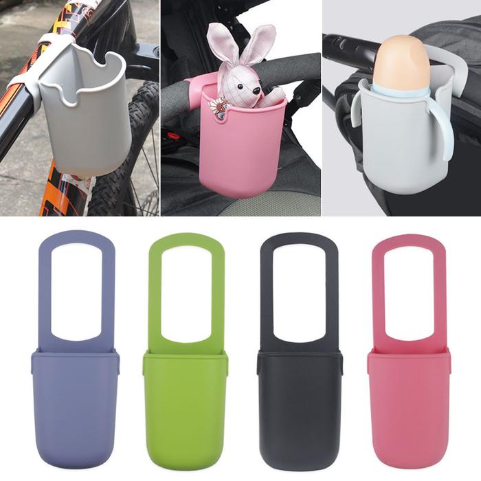 Jual Silicone Baby Stroller Cup Holder Water Bottle Storage Bag