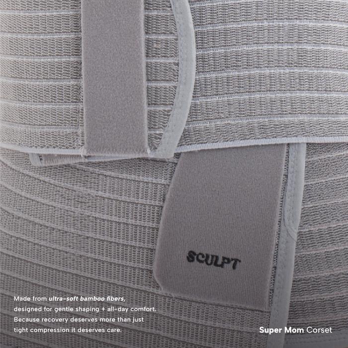 Gambar SCULPT SuperMom SensaSoft Bamboo Corset - Korset Bamboo Post-Partum Lembut & Nyaman C-Section Friendly Ibu Sabuk - S-M dari sculpt.id undefined Tokopedia