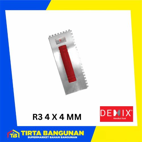 Gambar DEMIX R3 ROSKAM APLIKASI KERAMIK/ PLESTERAN/ ACIAN/ ROSKAM GERIGI - 4x4 mm dari Tirta Bangunan undefined Tokopedia