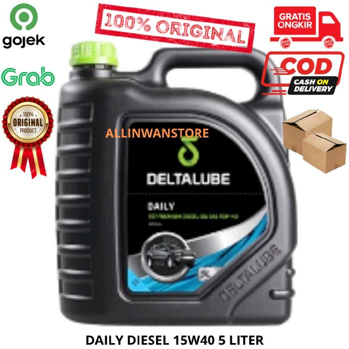 Gambar OLI DELTALUBE 757 PREMIUM DIESEL SAE 15W40 API CI-4 (UNTUK DIESEL) 5L (5 Liter) ORIGINAL 100% Car Engine Mesin dari allinwanstore undefined Tokopedia