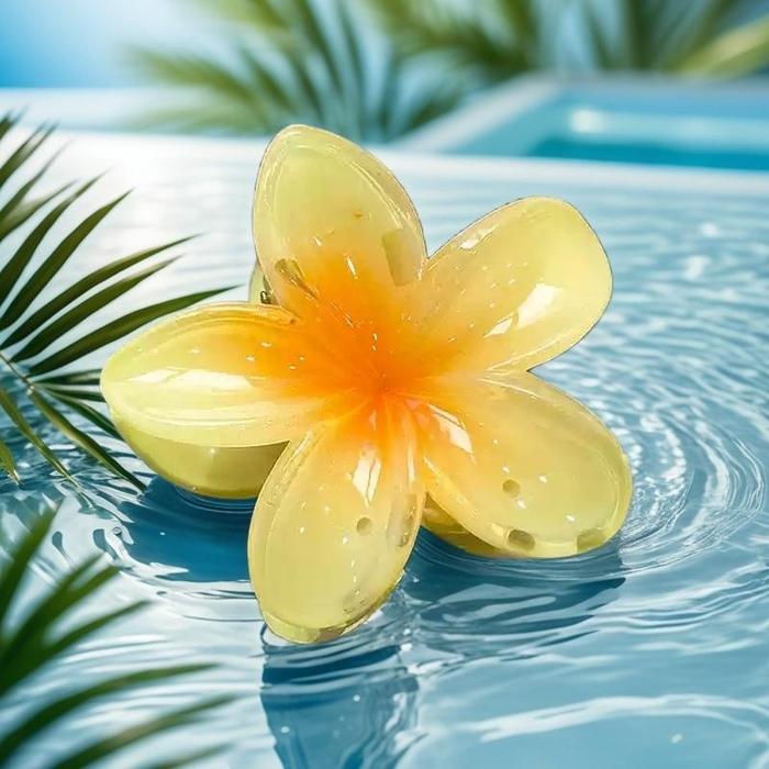 Gambar 8CM Bunga Telur Gaya Baru Aksesori Rambut Mewah Klip Kepala Jepit Rambut Korea Ukuran Besar Klip Samping Klip Hiu Belakang Kepala Gaya Selebriti  Pantai aesthetic  wanita  kamboja sanggul Cepol  Elegan clips  clip  biru kuning pink plastik - Kuning dari 7Jasmine undefined Tokopedia