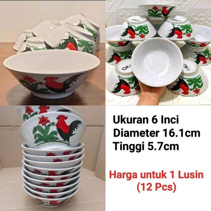 Gambar mangkok bakso cap ayam jago harga untuk 1 Lusin dari ar rahman perabot undefined Tokopedia