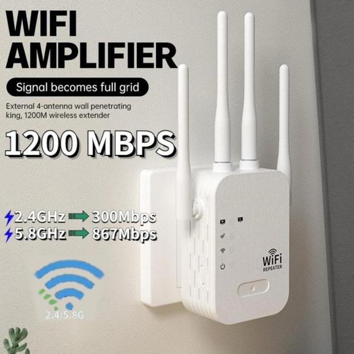 Gambar Penguat sinyal SEE wifi range extander 4 antena cocok untuk perusahaan - 1102 dari WARONG VERTU PAMPAM undefined Tokopedia